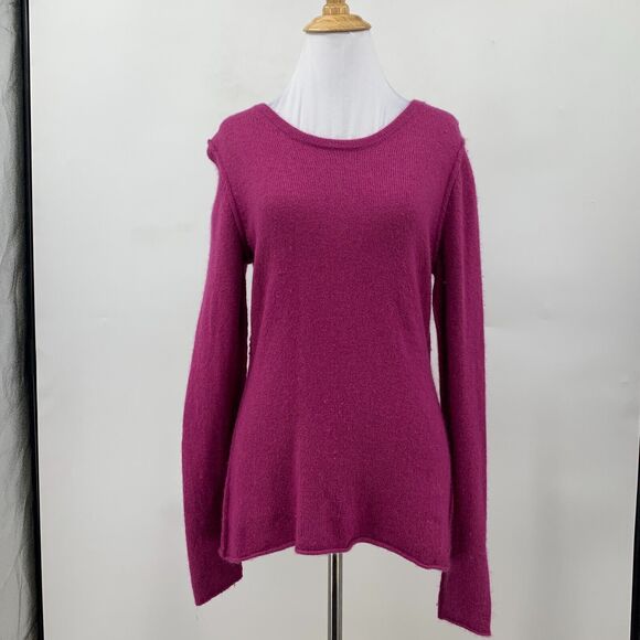 Escada Sport Sweater Women M Medium Geranium Crew Neck Knit Viscose Wool Blend - Picture 2 of 12